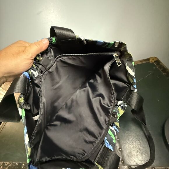 Diane Von Furstenberg Disco Zebra Green Tote Bag with Laptop Compartment - Picture 7 of 9